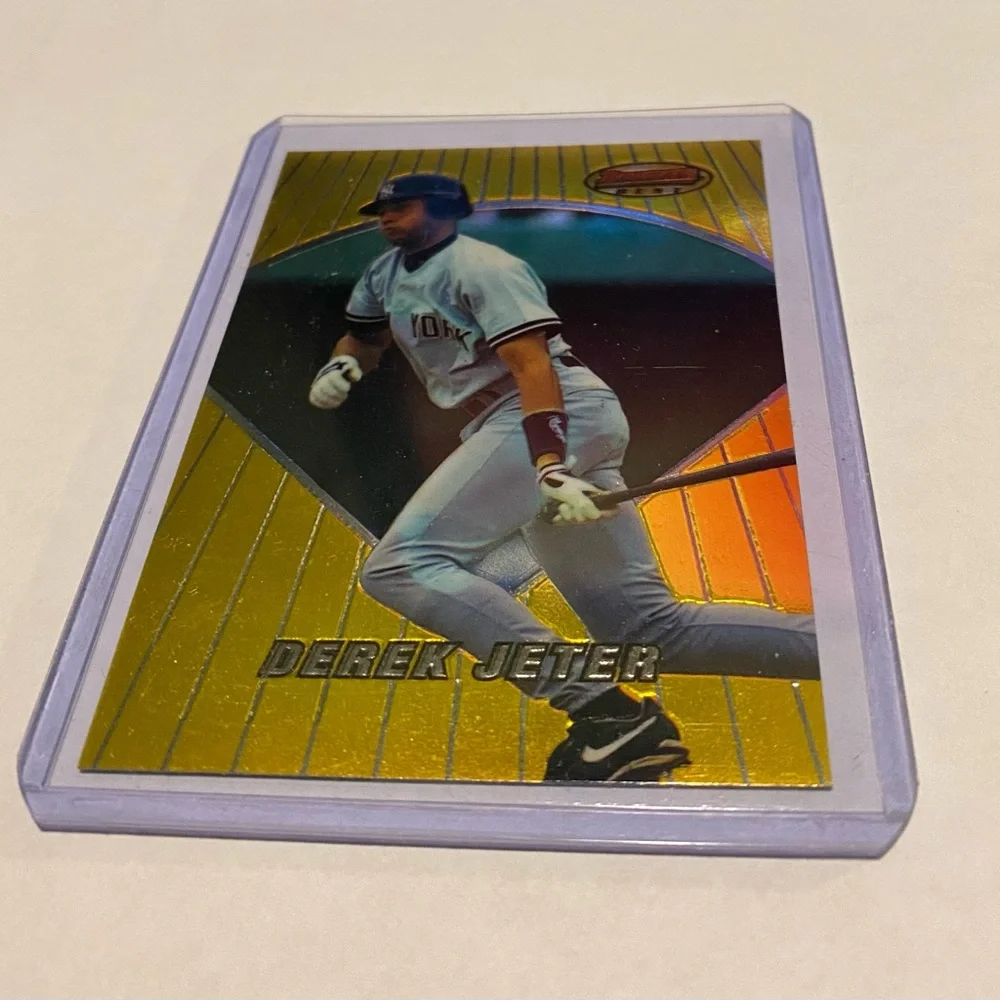 Derek Jeter Rookie Gold Foil Bowman's Best Baseball Card Vintage Collectible